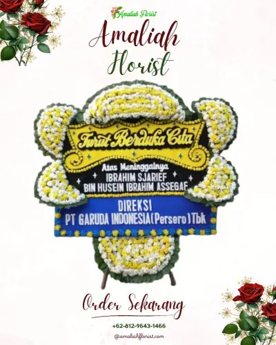 Papan Bunga Duka di Sigedong